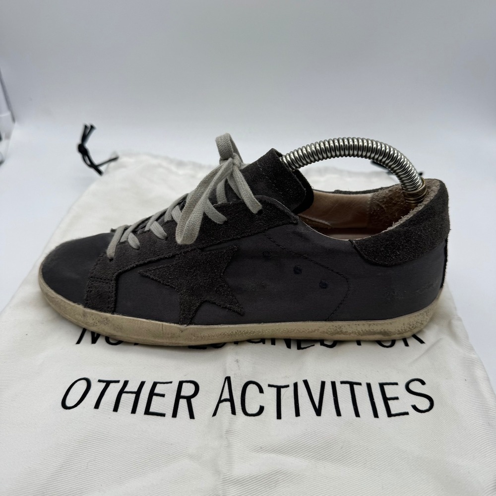 Golden Goose Superstar Sneakers Gray Suede Made in Italy Size 36 LEFT SHOE ONLY! - Picture 3 of 6
